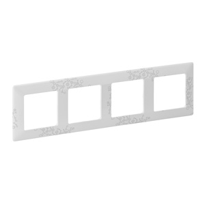 Купить Legrand Valena LIFE Эл Грей Рамка 4-ая 754124