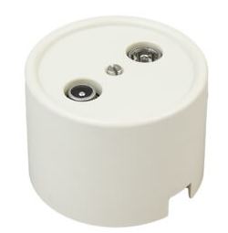 BIRONI Лизетта Пластик Cлоновая кость Розетка TV/FM B1-305-211