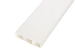 Купить SPL Мини-плинтус 75х20 мм кабель-канал с 2 перегородками белый (030033 - SPL - 075001S)