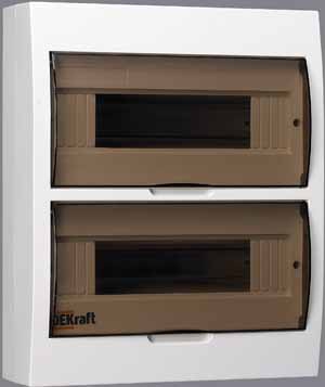 Купить Dekraft Корпус пластиковый навесной 24 мод. IP41 ЩРН-П-24