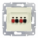 Купить SE Sedna Беж Аудиорозетка 2-я SDN5400147