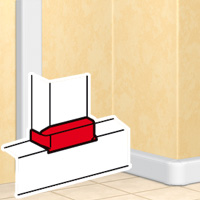 Купить Legrand DLP Отвод плоский к профилю 105мм крышка 65мм 010737