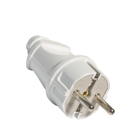 UNIVersal Вилка Бел прямая с/з 16А 250В А101