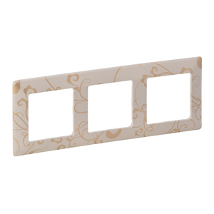 Купить Legrand Valena LIFE Ампир бежевый Рамка 3-ая 754113