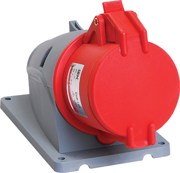 Купить IEK Розетка стационарная ССИ-125 32А-6ч/200/346-240/415В 3Р+РЕ+N IP44 MAGNUM