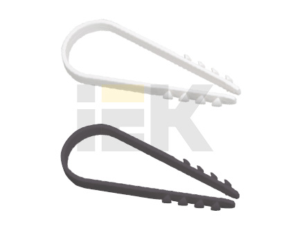 Купить IEK Дюбель хомут 5-10мм нейлон черный (100шт) ИЭК UHH36-5-10-100*