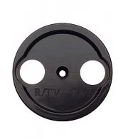 BIRONI Шедель Пластик Коричневый Накладка для розетки R/TV-Sat (скрытый смонтаж) B3-064-22