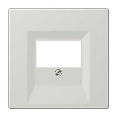 JUNG LS 990 Светло-серая Накаладка розетки ТАЕ, моно/стерео-аудиорозетки,комбинированной вставки LS969TLG