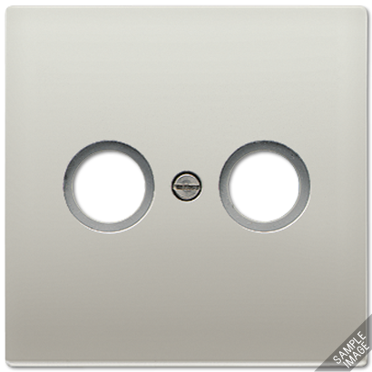 JUNG LS 990 Алюминий Накладка TV-FM розетки AL2990TV