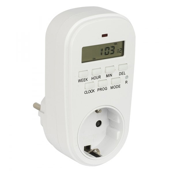 EKF PROxima Розеточный электронный таймер SAT-20p 16A недельный