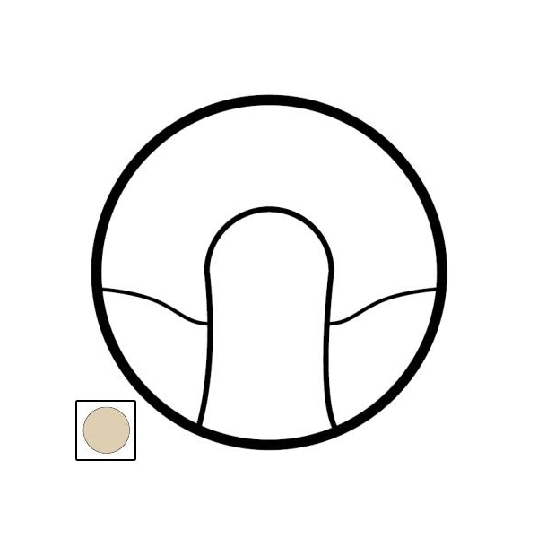 Legrand Celiane Беж Накладка вывода кабеля 066225