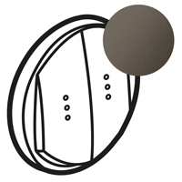 Купить Legrand Celiane2 Графит Клавиша двойная для выключателя/переключателя с подсветкой 067904