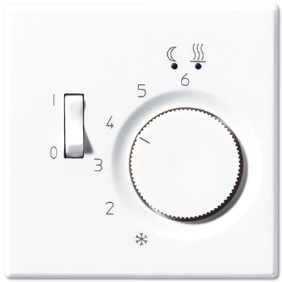 Купить JUNG LS 990 Белая Накладка регулятора теплого пола(мех.FTR231U) LSFTR231PLWW