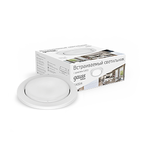Gauss Светильник Tablet GX004 Белый, GX53