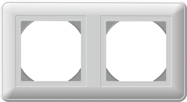 Systeme Electric Wessen 59 Aqua Бел Рамка 2-ая IP44