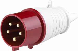 DEKraft Вилка переносная 025 3Р+РЕ+N 32А 380В IP44 ВП-102