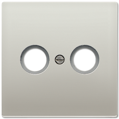 JUNG LS 990 Edelstahl Накладка TV-FM розетки ES2990TV