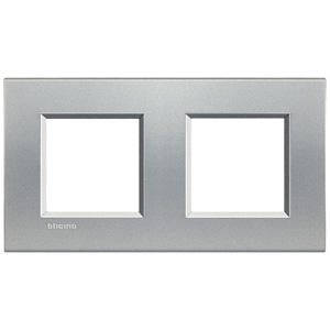 BT LL Алюминий Рамка прямоугольная, 2+2 мод LNA4802M2TE