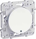 Купить SE Odace Бел Переключатель 1-клавишный с подсветкой LED S52R263