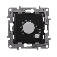 Купить Legrand Etika Антрацит Термостат д/пола 672630