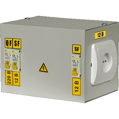 Купить IEK Ящик с понижающим трансформатором ЯТП-0,25 220/42-3 36 УХЛ4 IP30