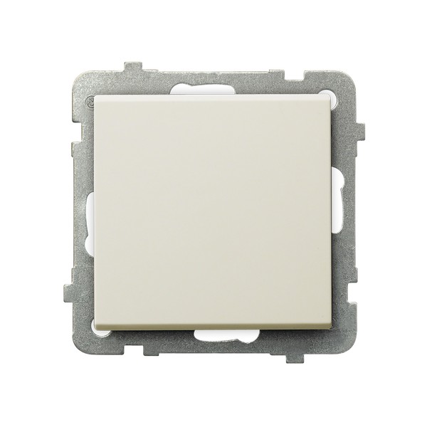 Ospel Sonata Бежевый Выключатель 1-клавишный, без рамки ŁP-1R/m/27