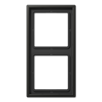 JUNG LS 990 Антрацит (лакир. алюминий) Рамка 2-ая AL2982AN