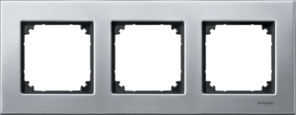 Купить SE Merten SM M-Elegance Платина серебро Рамка 3-ая MTN403360