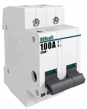 Купить Dekraft Выключатель-разъединитель 2Р 32А ВН-102