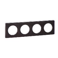 Купить SE Odace Венге/Алюминий Рамка 4-ая S53P808P