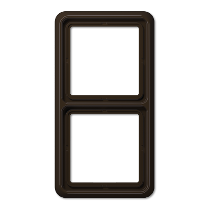 JUNG CD 500 Коричневая Рамка 2-ая CD582BR