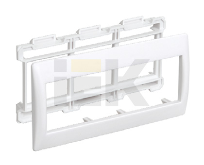 Купить IEK PRIMER Рамка и суппорт для К.К. Праймер на 6 модулей, 75мм