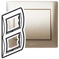 Купить Legrand Galea Life Титан Рамка 2-я верт 771406