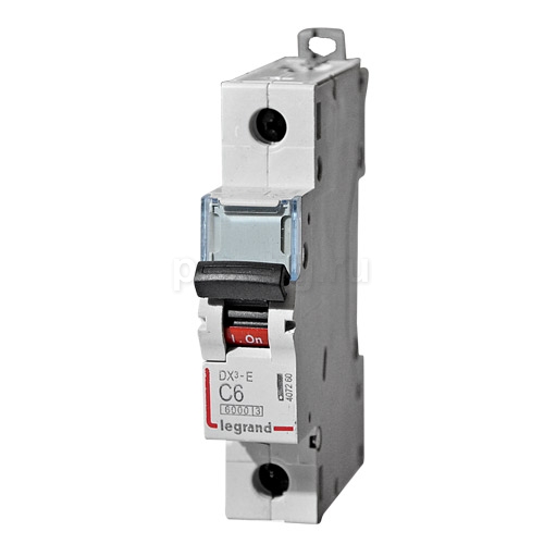 Legrand DX3-E Автоматический выключатель 1P 6А (С) 6000/6kA 407260 Купить Legrand DX3-E Автоматический выключатель 1P 6А (С) 6000/6kA 407260