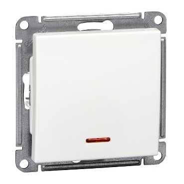 Systeme Electric Wessen 59 Бел Выключатель 1-клавишный 10АХ с подсветкой