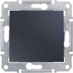 Купить SE Sedna Графит Переключатель 1-клавишный 10A, 250В (сх.6) SDN0400170