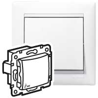 Legrand Valena Бел Выключатель 1-клавишный IP44 (со стандартной рамкой) 774201