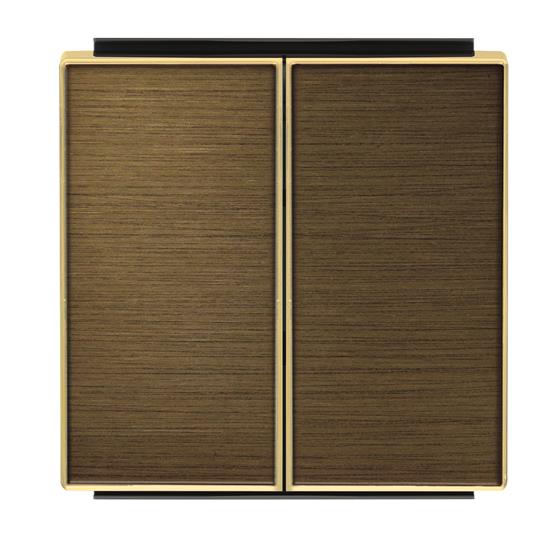 ABB SKY Античная латунь Клавиша для 2‐клавишных выключателей/переключателей/кнопок 2CLA851100A1201