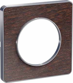 Купить SE Odace Венге/Алюминий Рамка 1-ая S53P802P