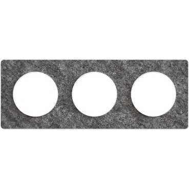 Купить SE Odace Черный фосфор/Бел Рамка 3-ая S52P806T