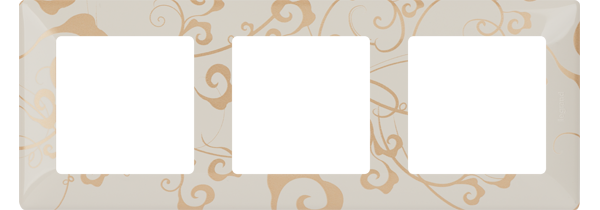 Купить Legrand Valena LIFE Ампир бежевый Рамка 3-ая 754113