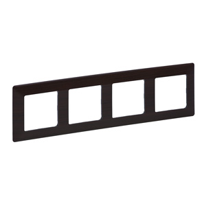 Купить Legrand Valena LIFE Темное дерево Рамка 4-ая 754174