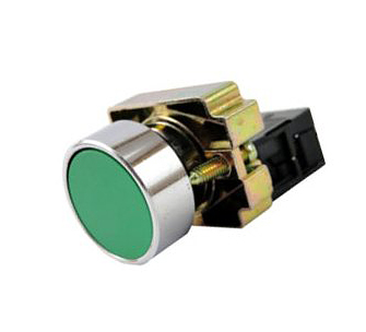Купить IEK LAY5 Кнопка управления LAY5-BA31 без подсветки зеленая 1з