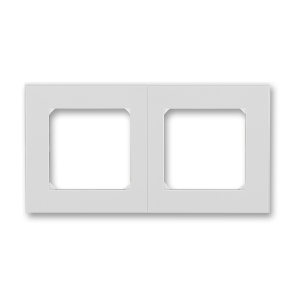ABB EPJ Levit серый / белый Рамка 2 поста 2CHH015020A6016