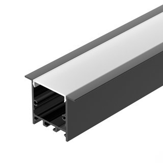 Arlight Профиль SL-LINIA49-F-2000 ANOD BLACK (Алюминий) 030507