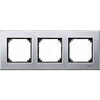 Купить SE Merten SM M-Elegance Платина серебро Рамка 3-ая MTN403360