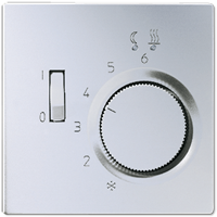 Купить JUNG LS 990 Алюминий Накладка регулятора теплого пола (мех.FTR231U) ALFTR231PL