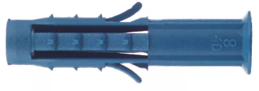 Купить Tech-Krep Дюбель распорный Чапай 8х60 шипы+усы (полипропилен) (100 шт) - пакет 117858