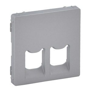 Купить Legrand Valena LIFE Алюм Накладка розетки ТЛФ/комп 2-ой 755422