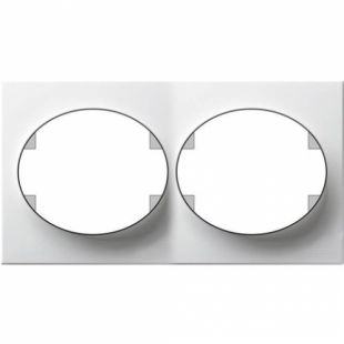 ABB NIE Tacto Бел Рамка 2-ая гориз 5572.1 BL